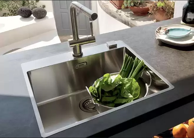 rubinetto accaio inox cucina