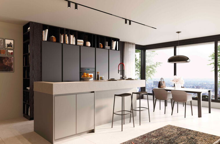 cucina isola cucine usate spazio dimensioni