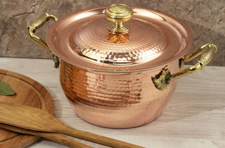 pentola in rame arredamento cucina usata